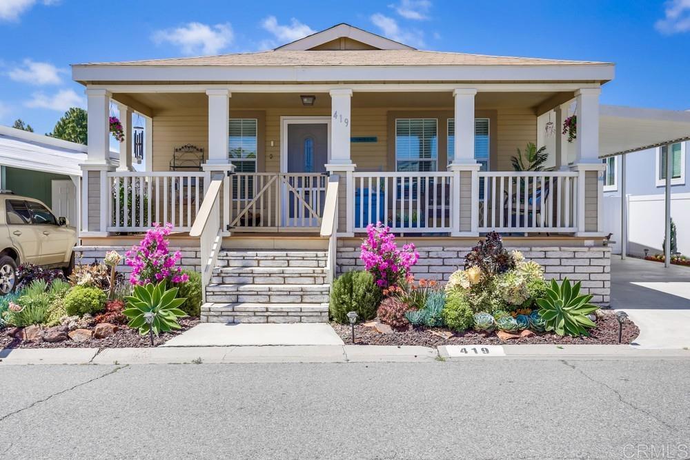 front view of a house