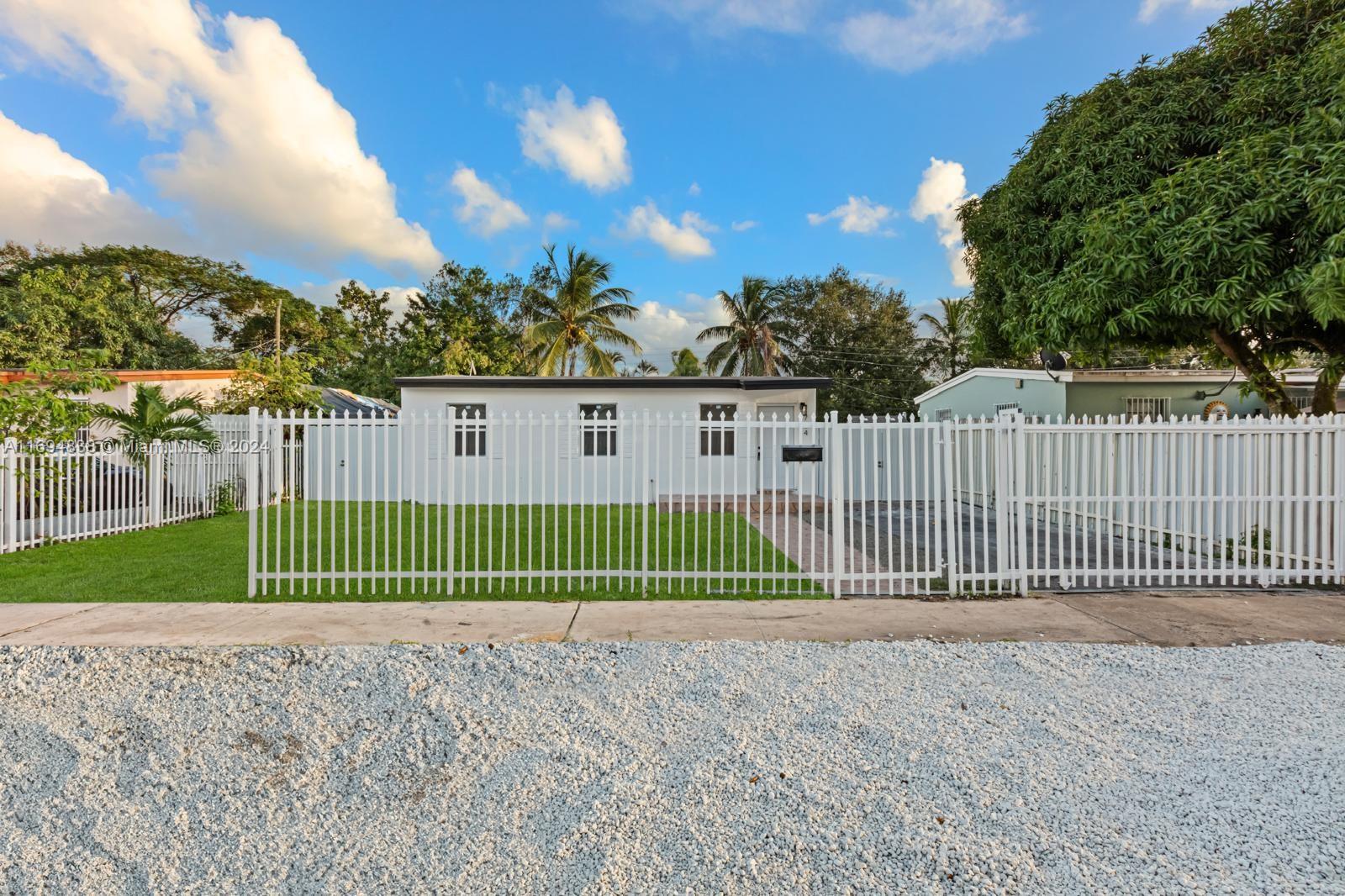 a view of a fence