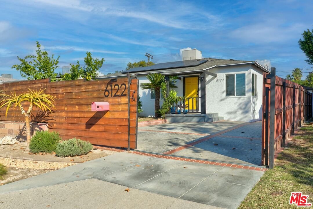 a view of a house with a garage