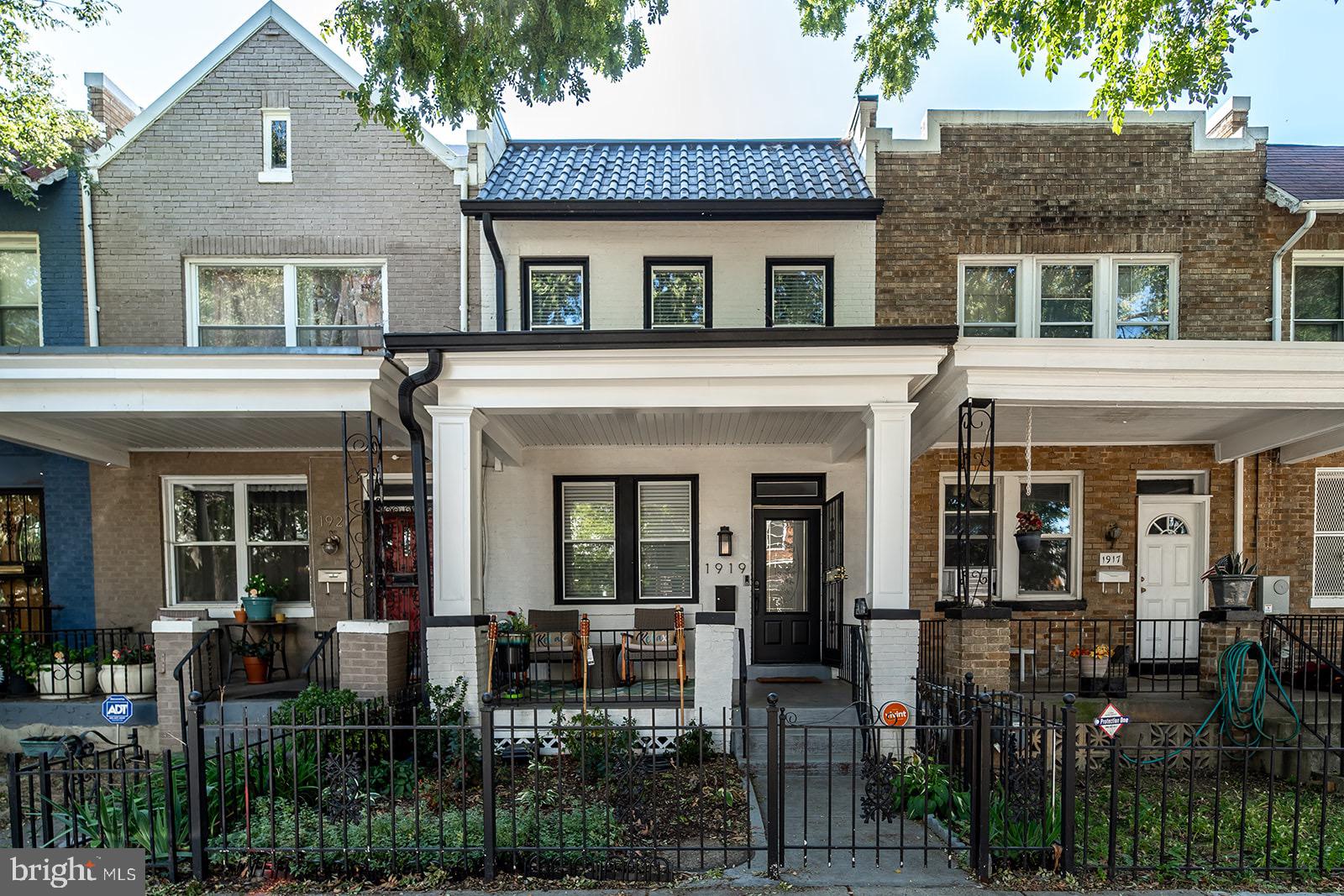 front view of residential houses