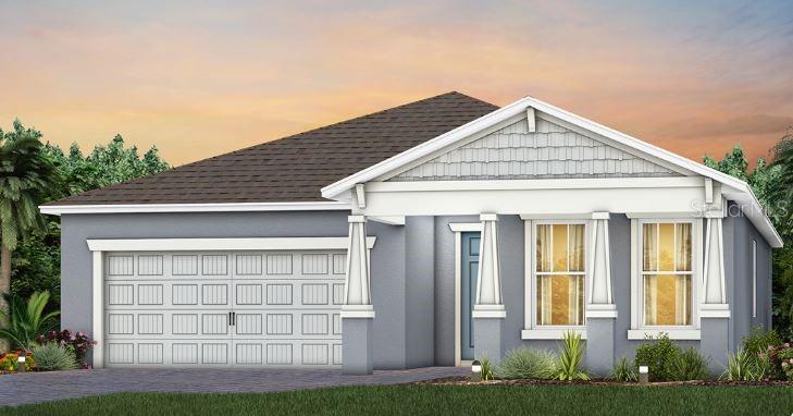 Exterior Design. Artistic rendering for this new construction home. Pictures are for illustrative purposes only. Elevations, colors and options may vary.