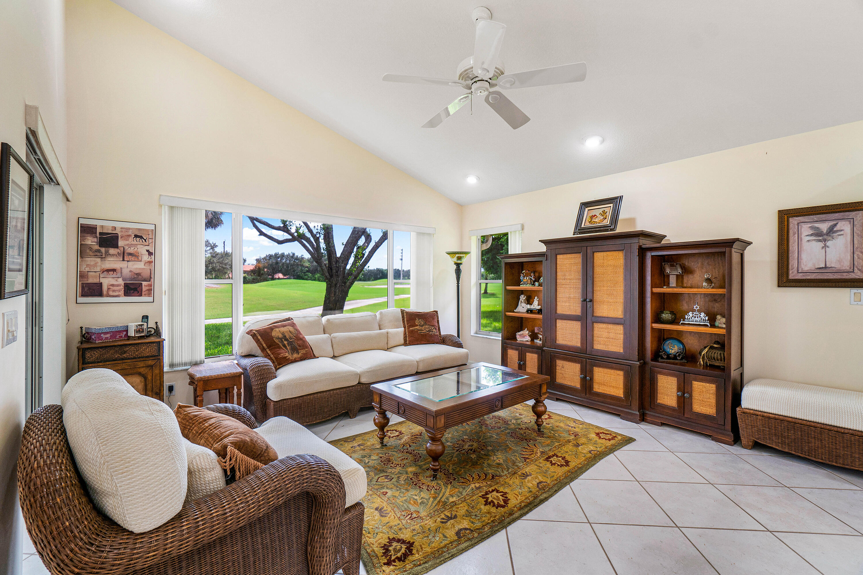 Family Room overlooking Golf Course