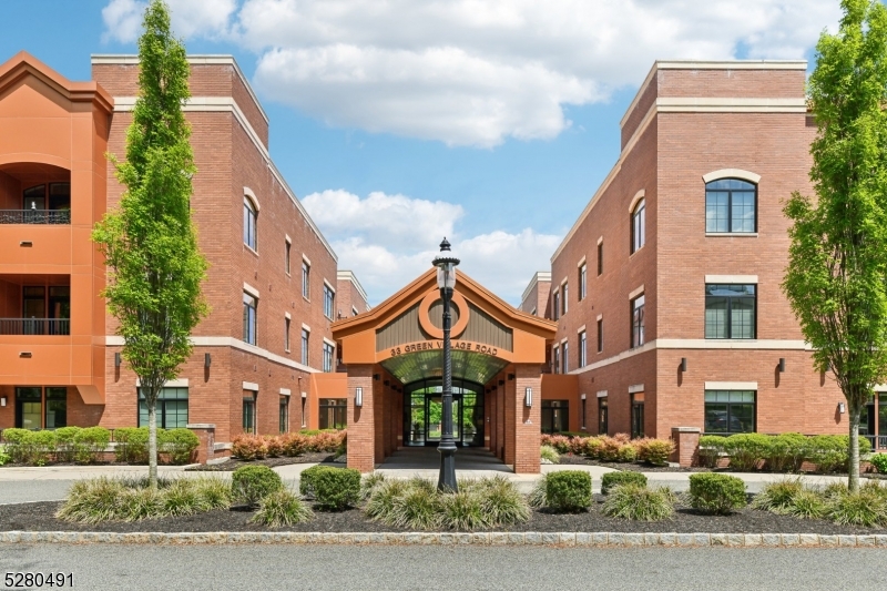 a front view of a building