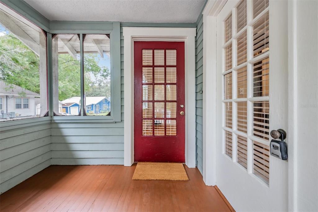 Screened Front Porch