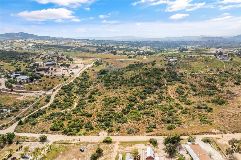 a view of city and mountain