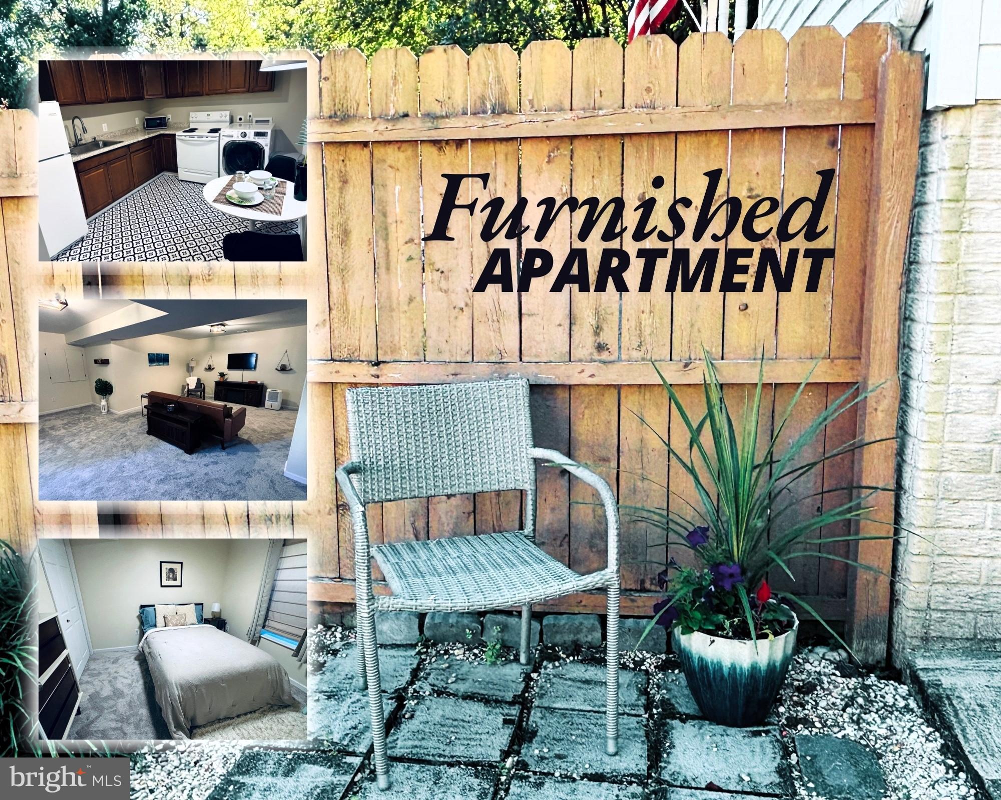 a outdoor living space with furniture and a potted plant