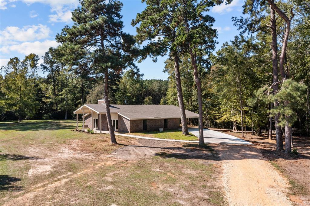 a view of a house with yard and entertaining space