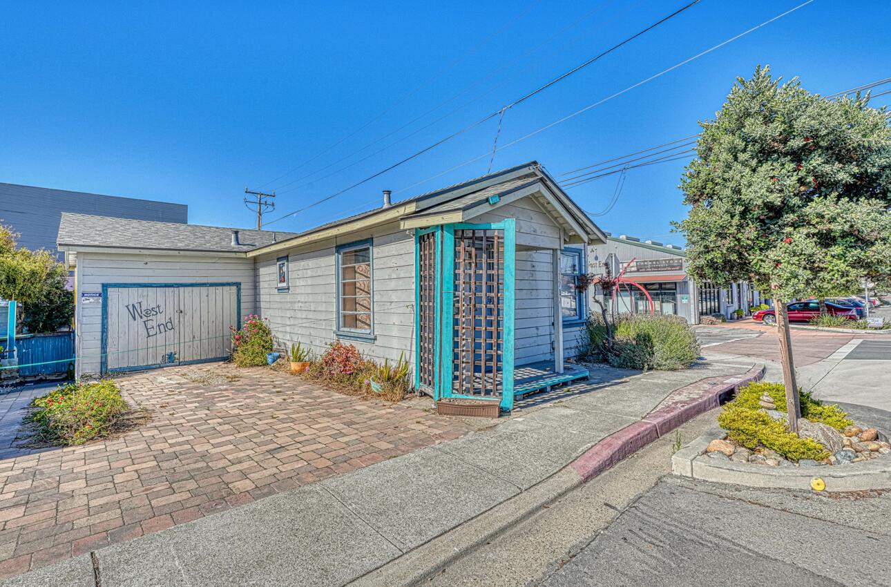 a front view of a house with a garage