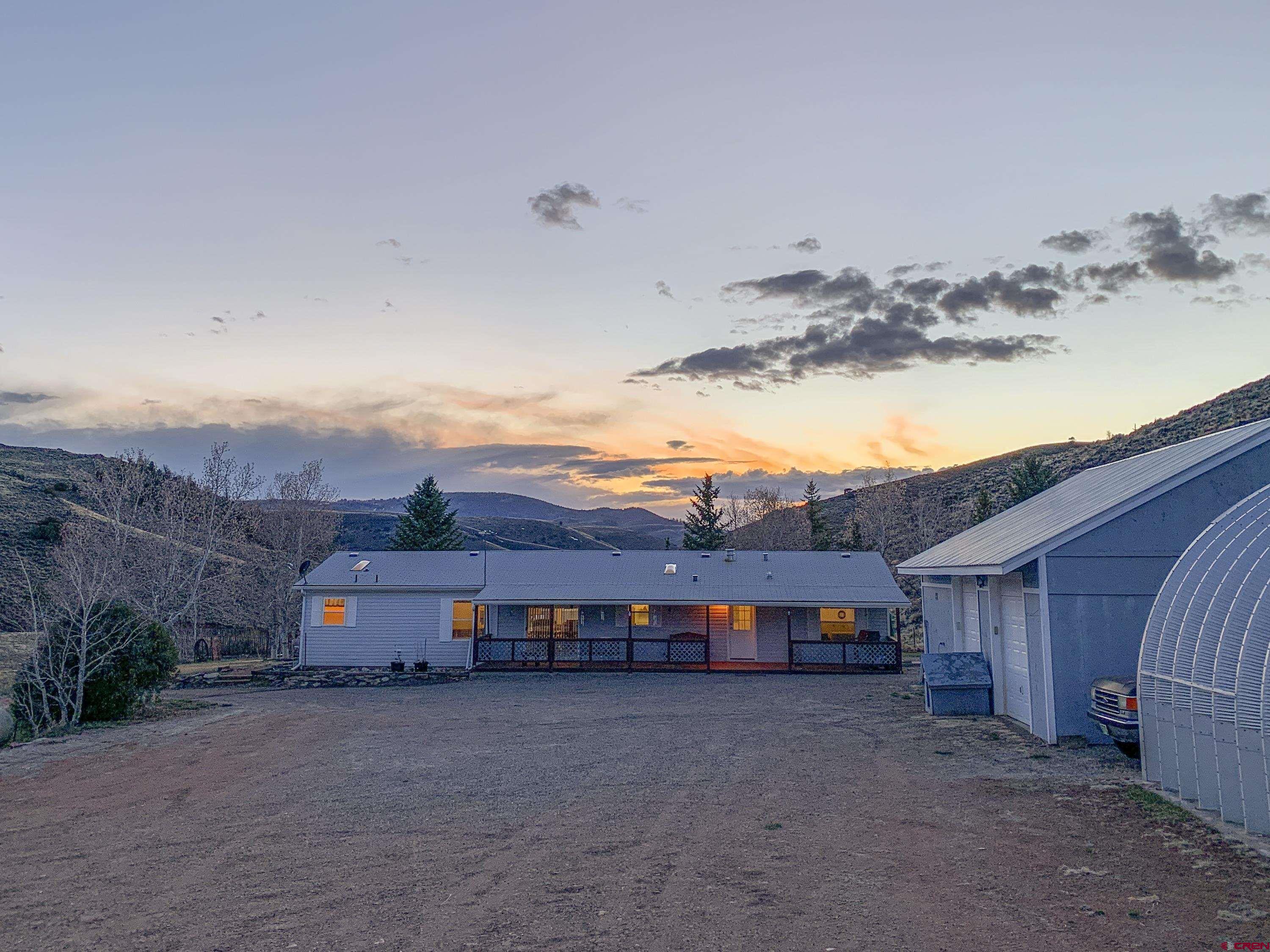 a house view with a outdoor space