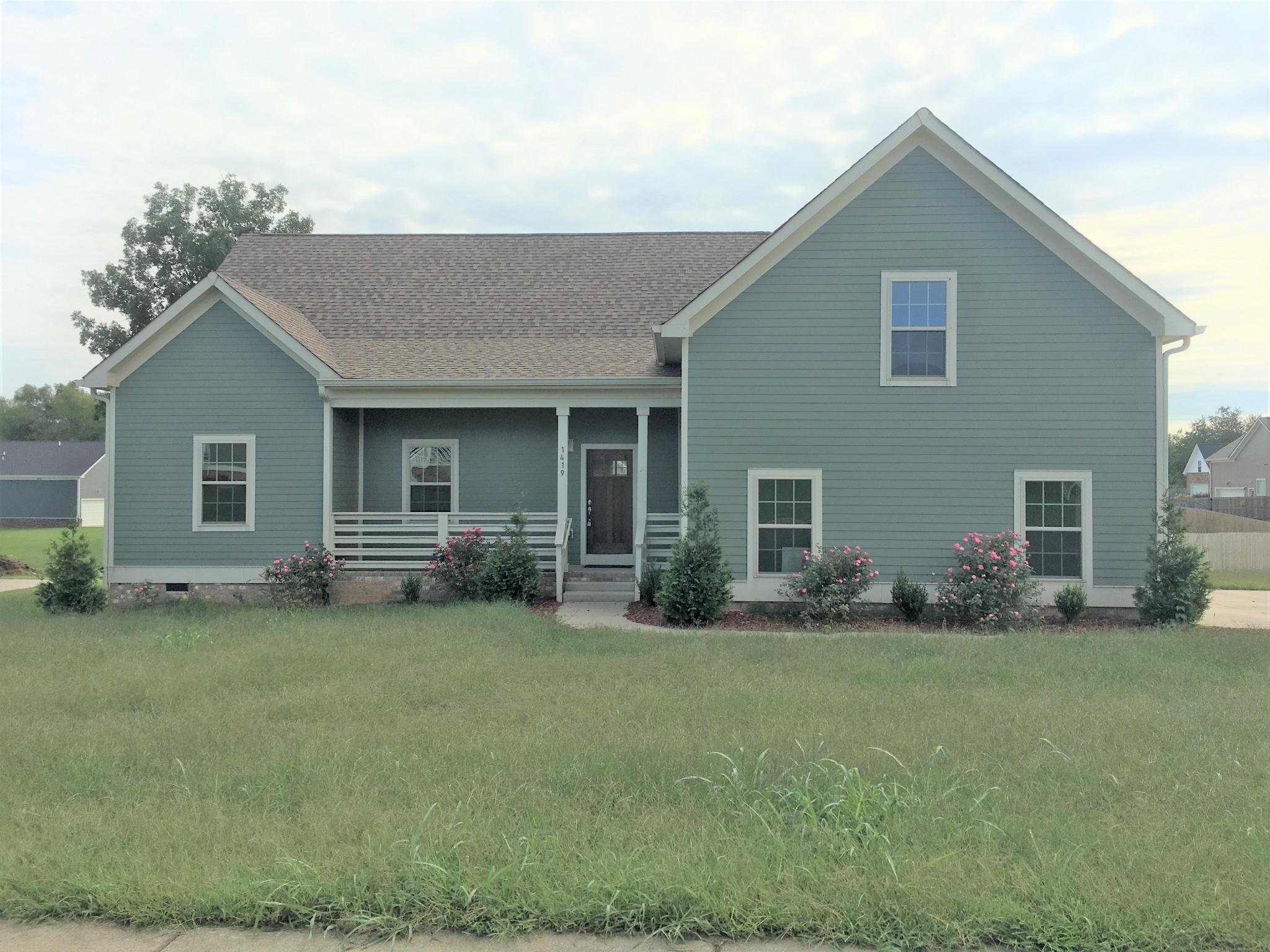 a house that has a backyard