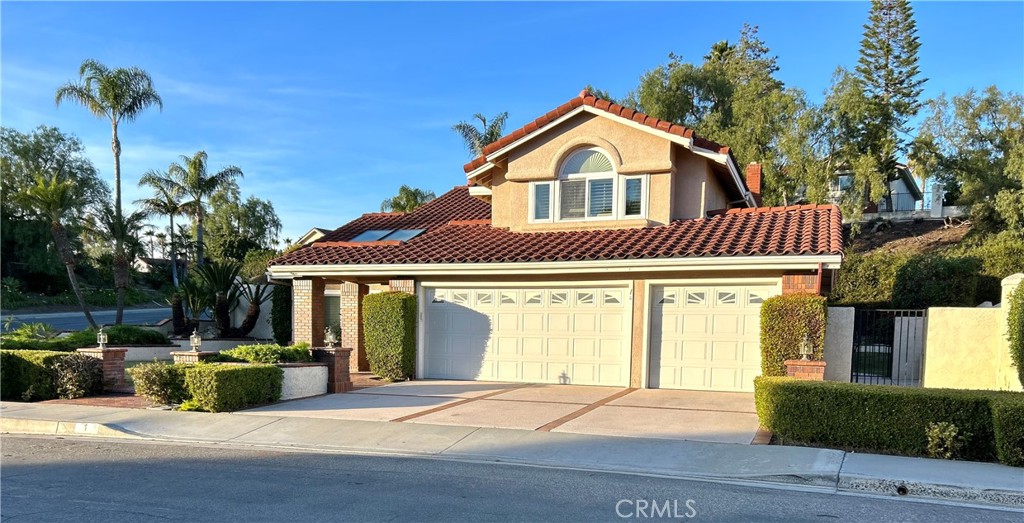 Front of Home with 3 Car Garage!