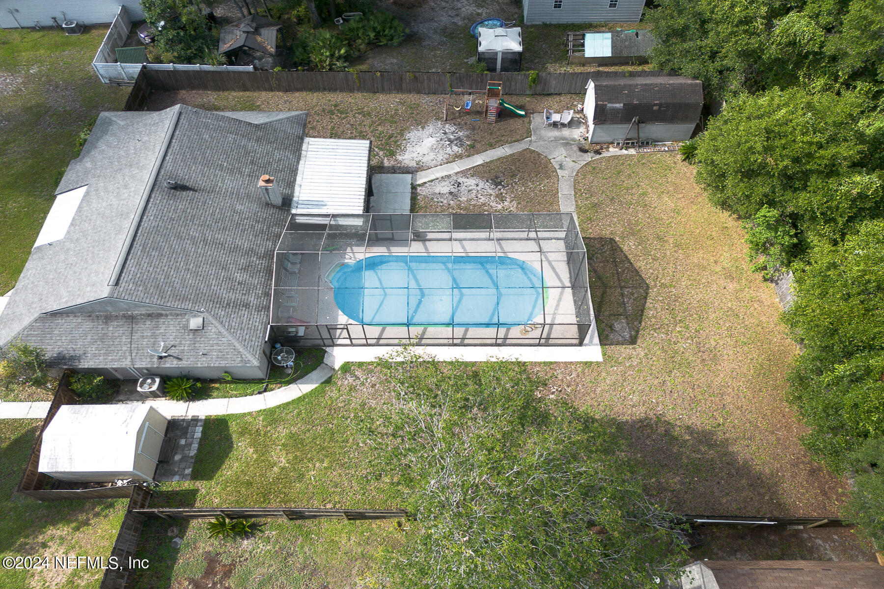 Aerial Backyard