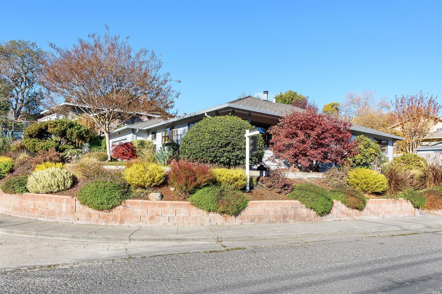 front view of a house and a street view