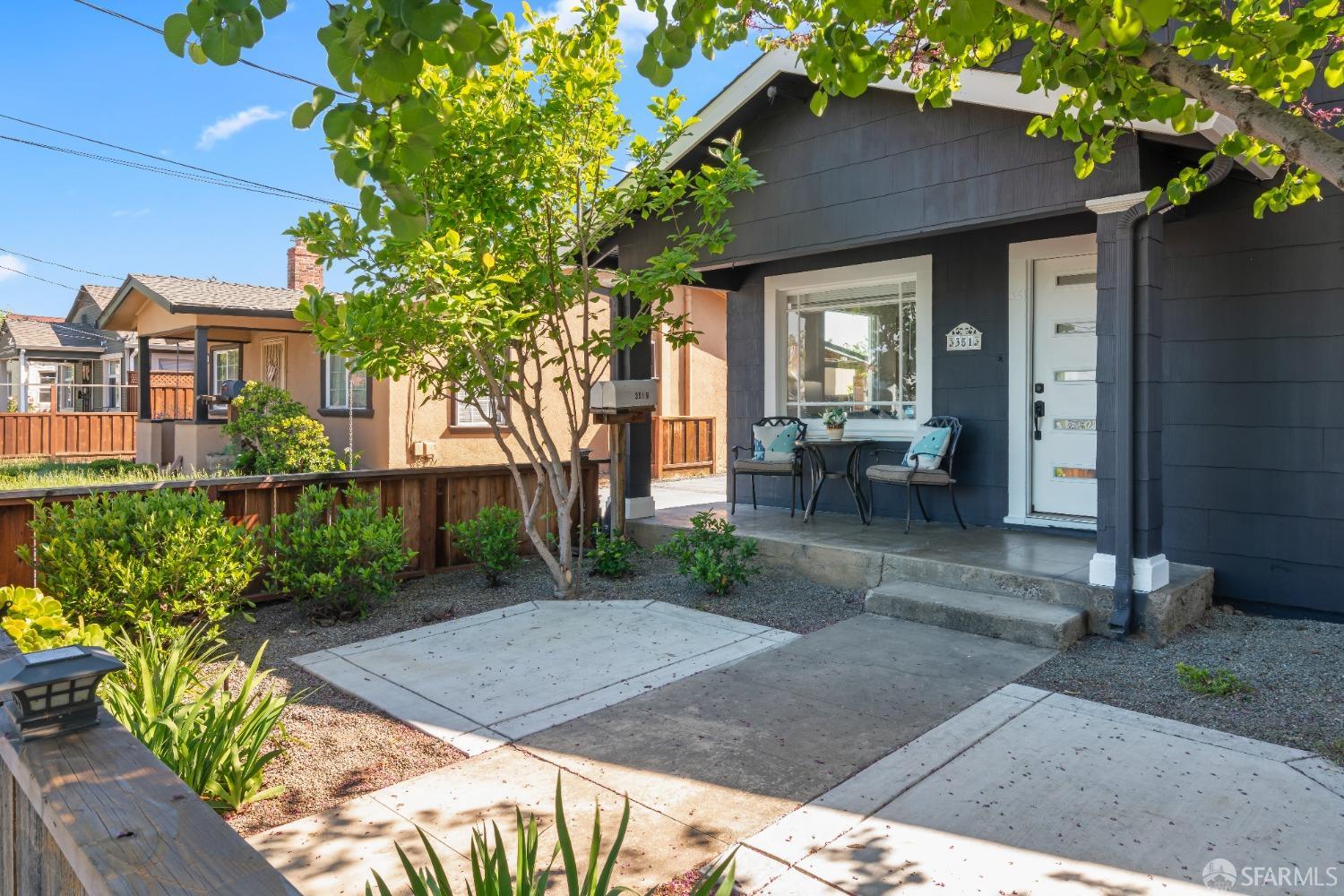 a view of a house with a patio