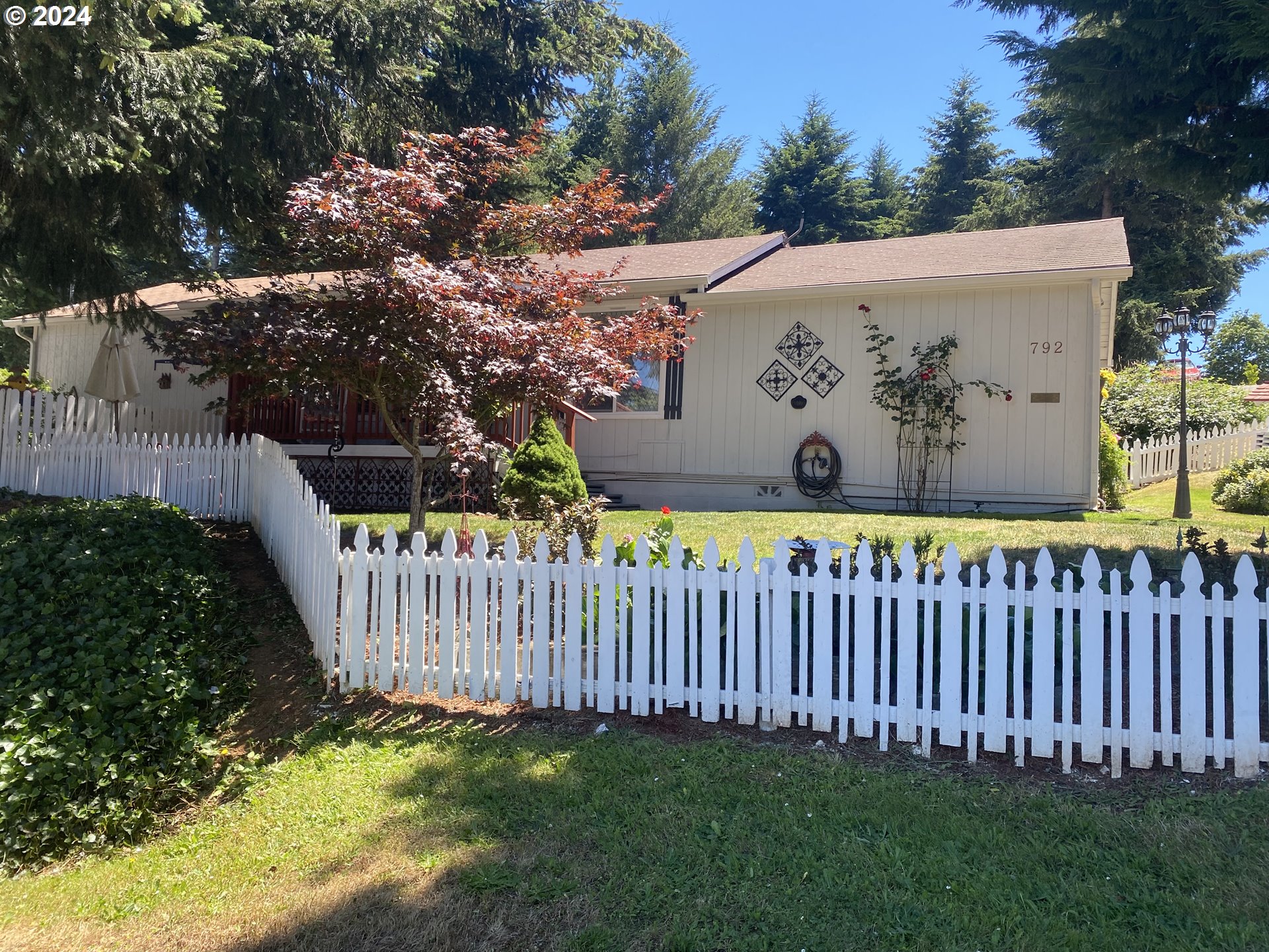 a view of a fence