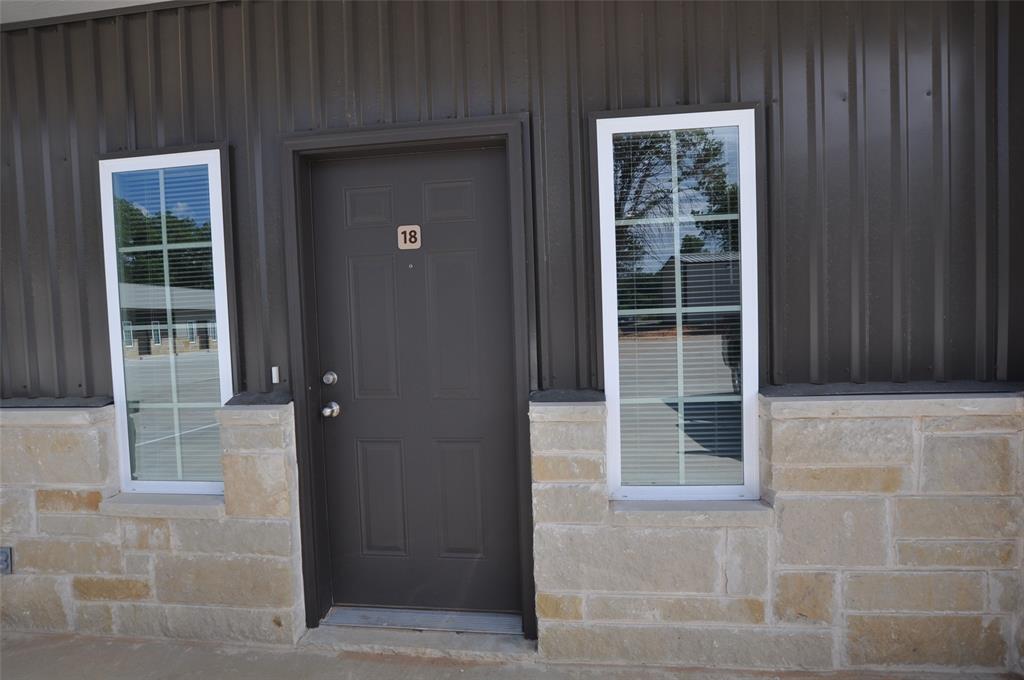 a view of front door