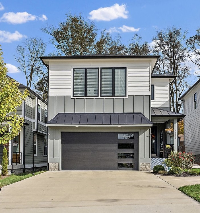 a view of a house with a outdoor space