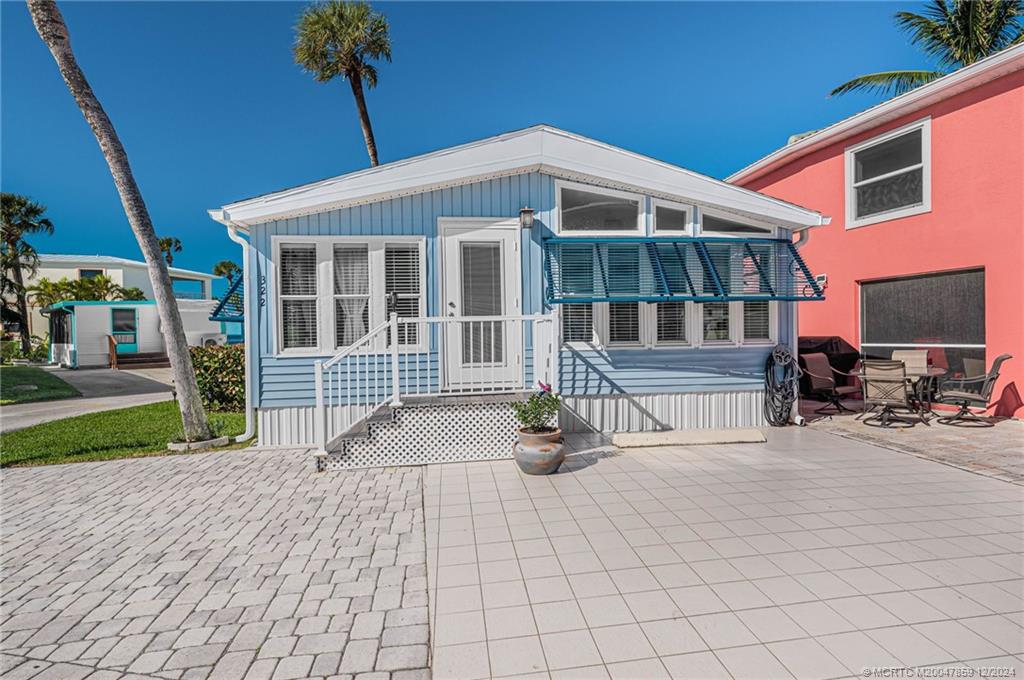 a front view of a house with porch