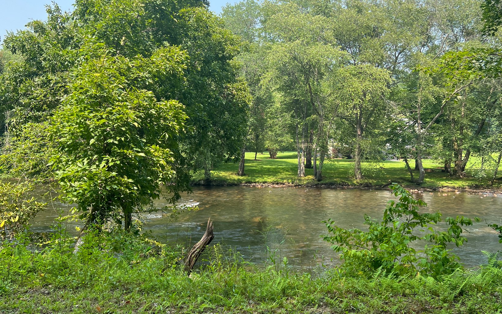 a view of lake background with house