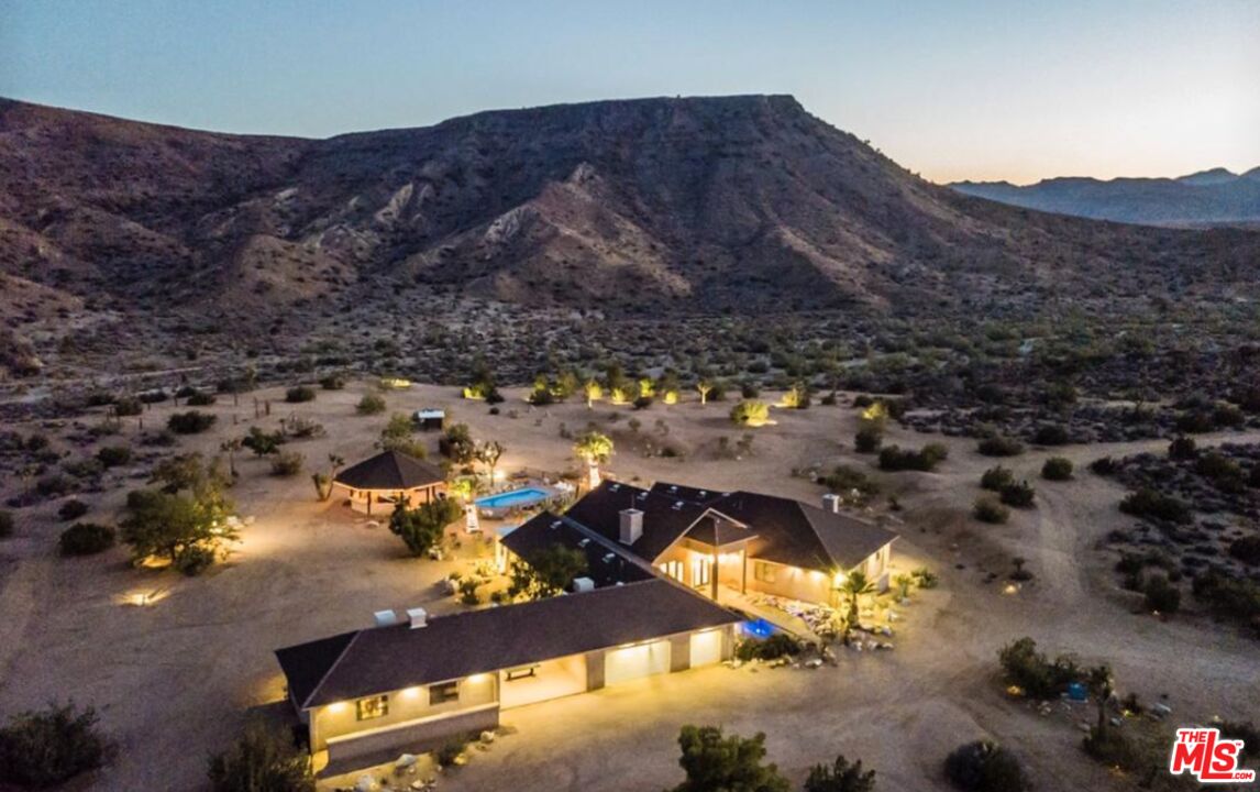 a view of outdoor space and mountain view