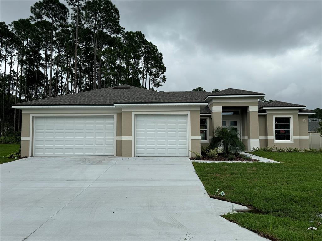 front view of house with a yard