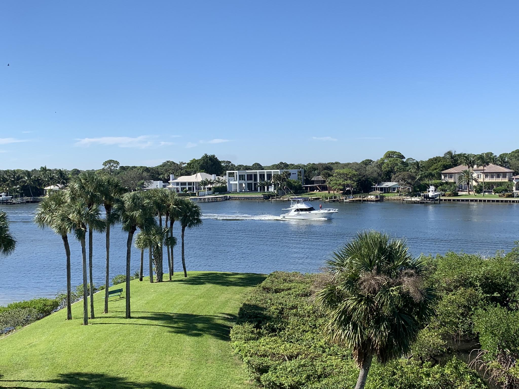 a view of a lake with houses