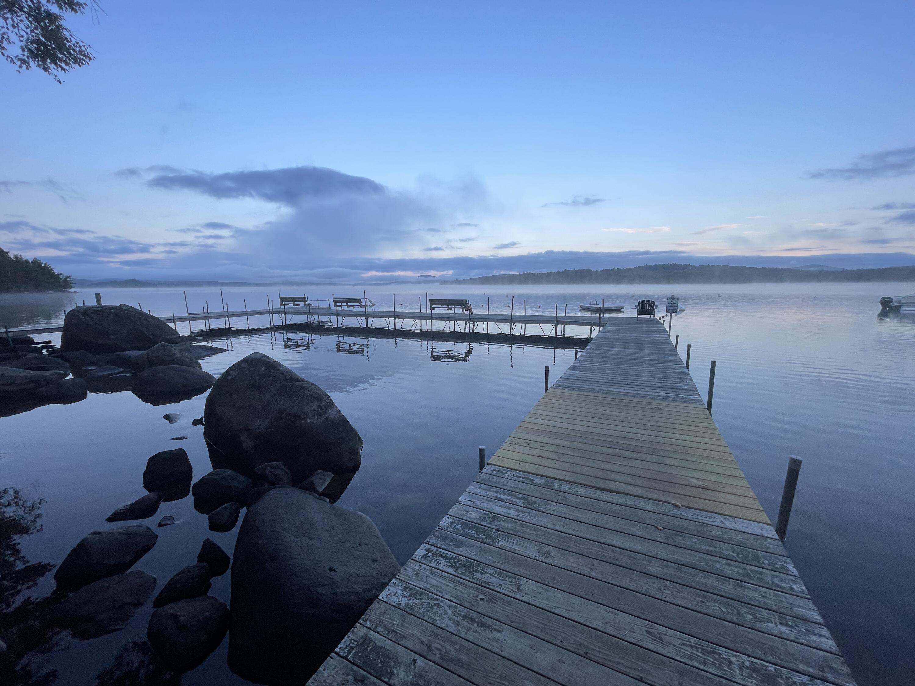 Early Morning Fog Lifting off the Lake