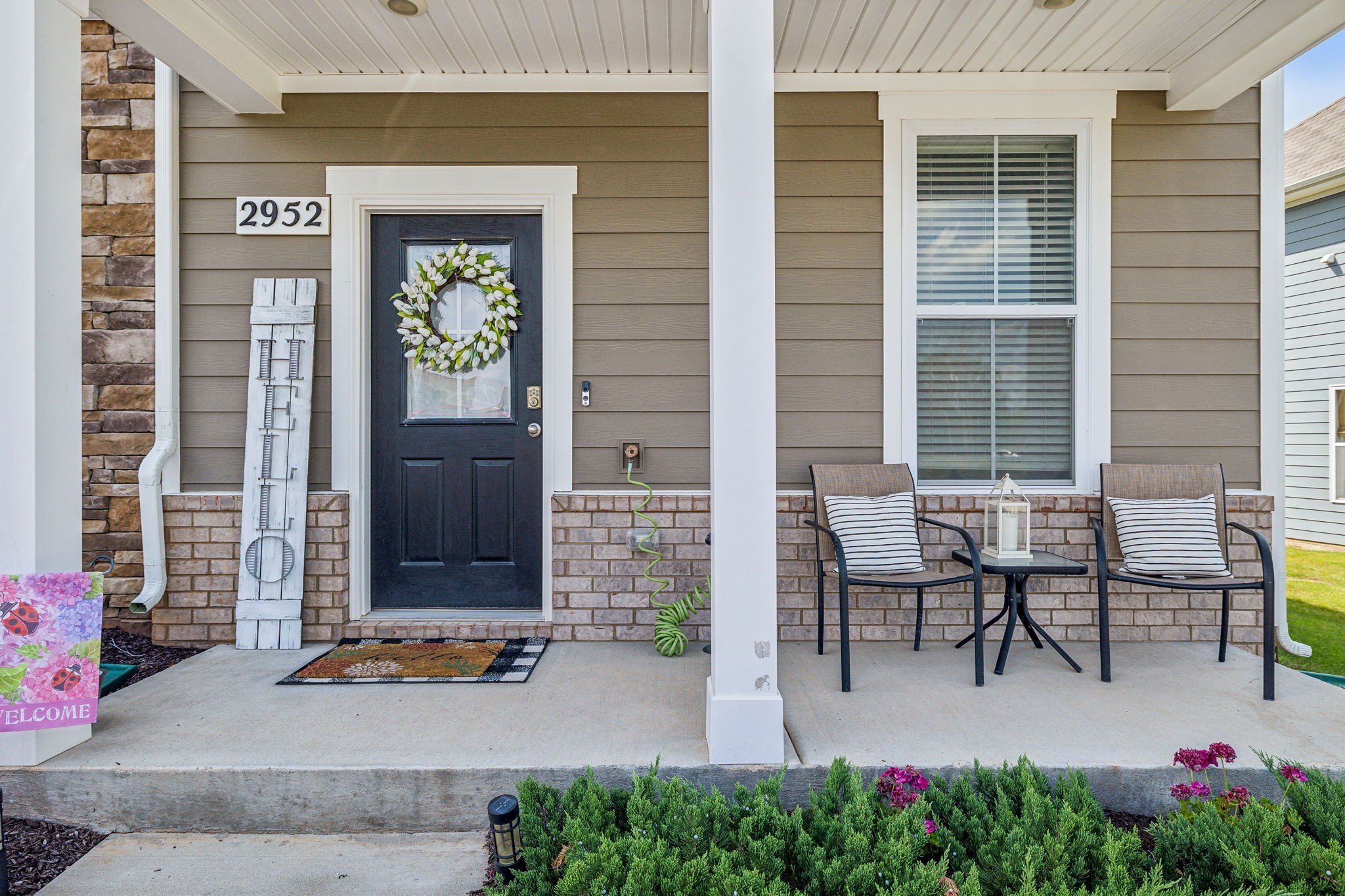 Welcome Home! Nice sized porch and nice view from here!