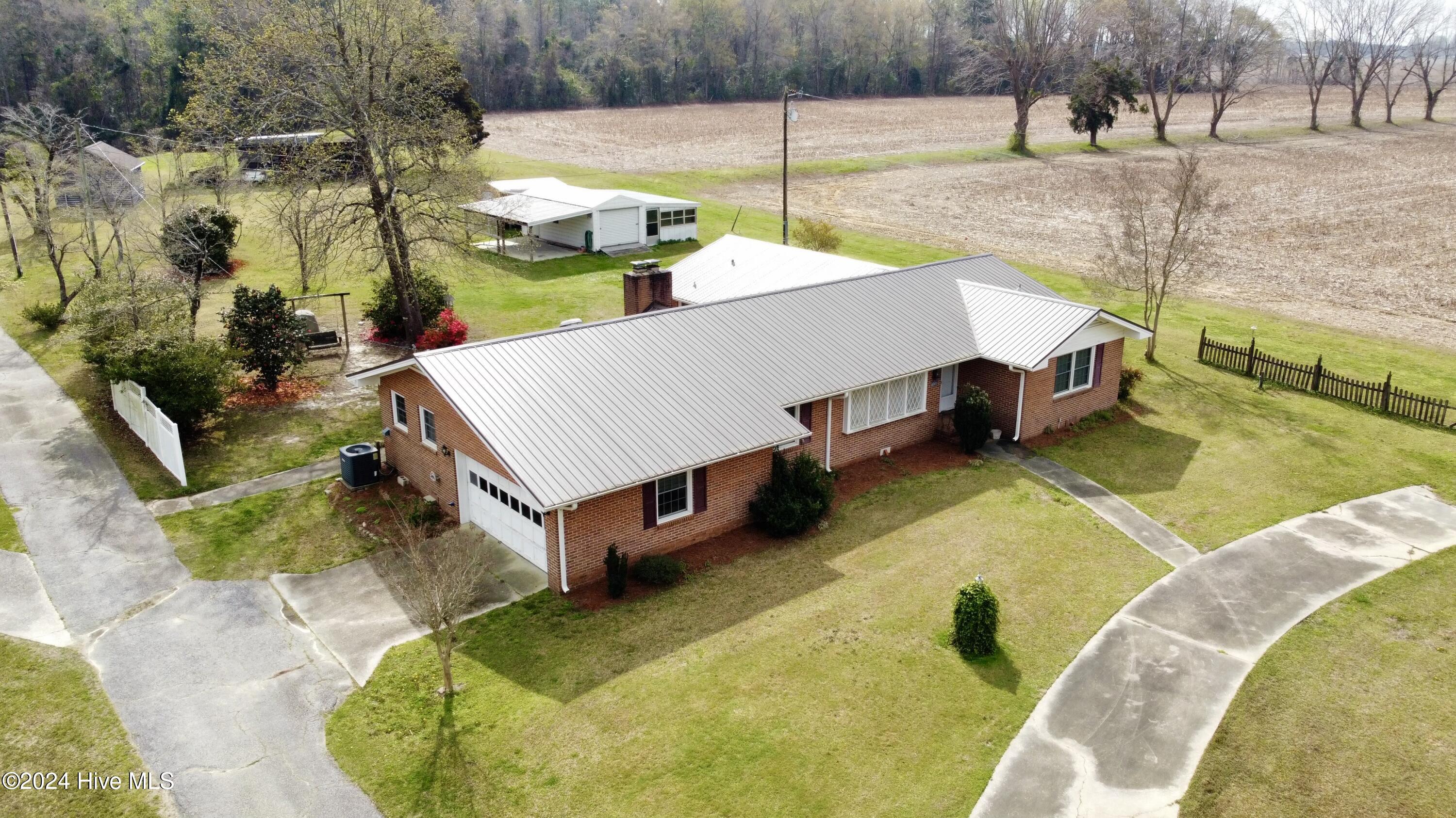 Aerial view of property