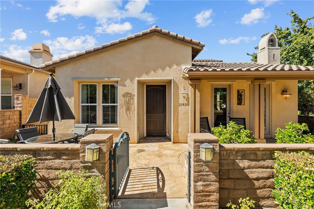 Front Entry and Private Patio