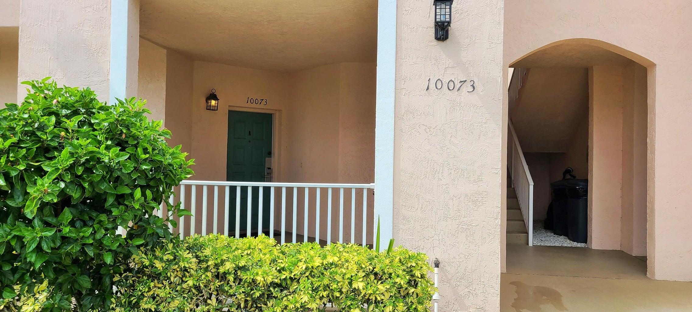 a view of a front door