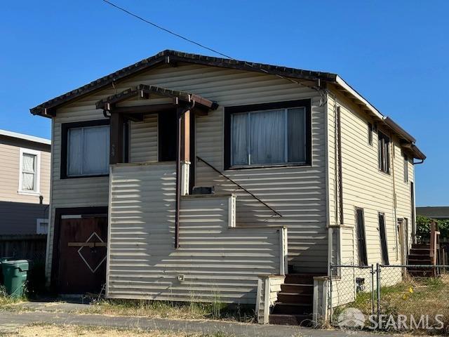 a view of a house with street