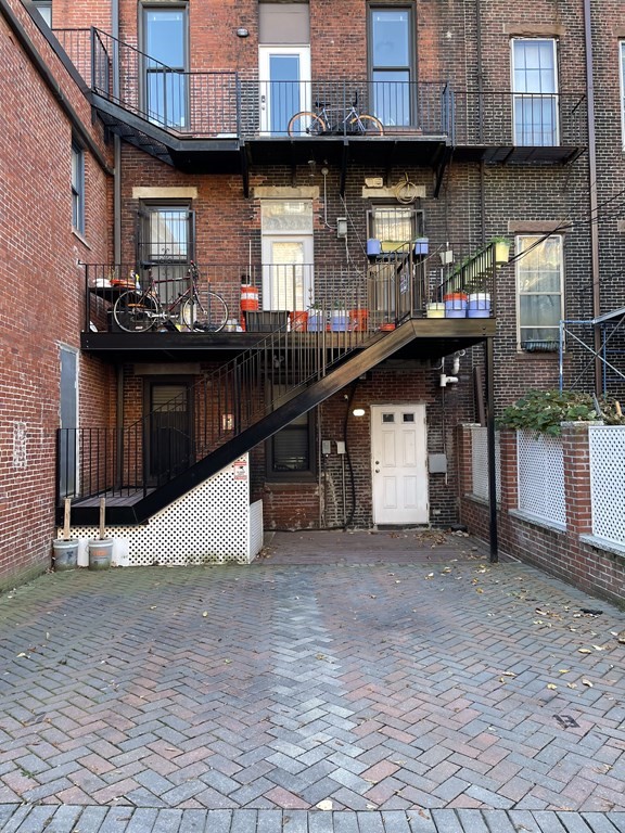 a view of a house with a balcony