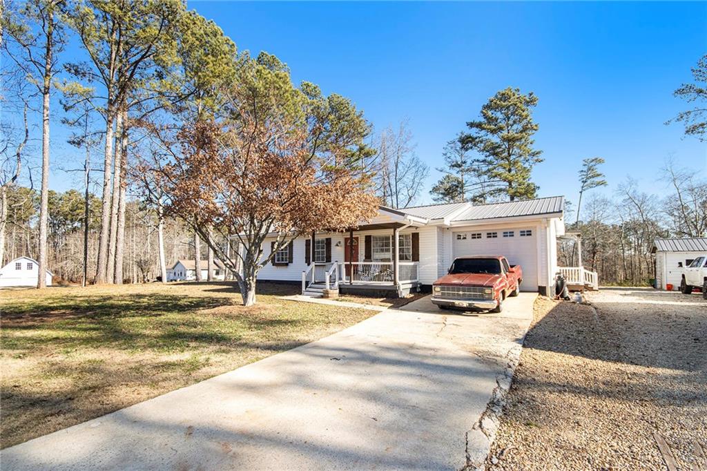 a view of a house with outdoor space