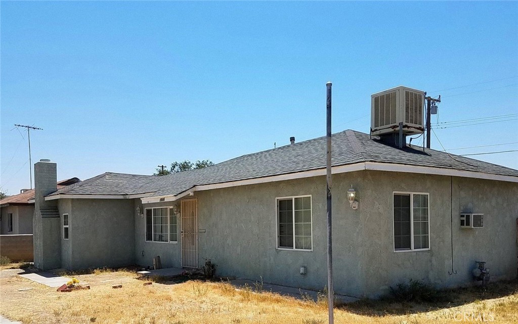 a backyard of a house