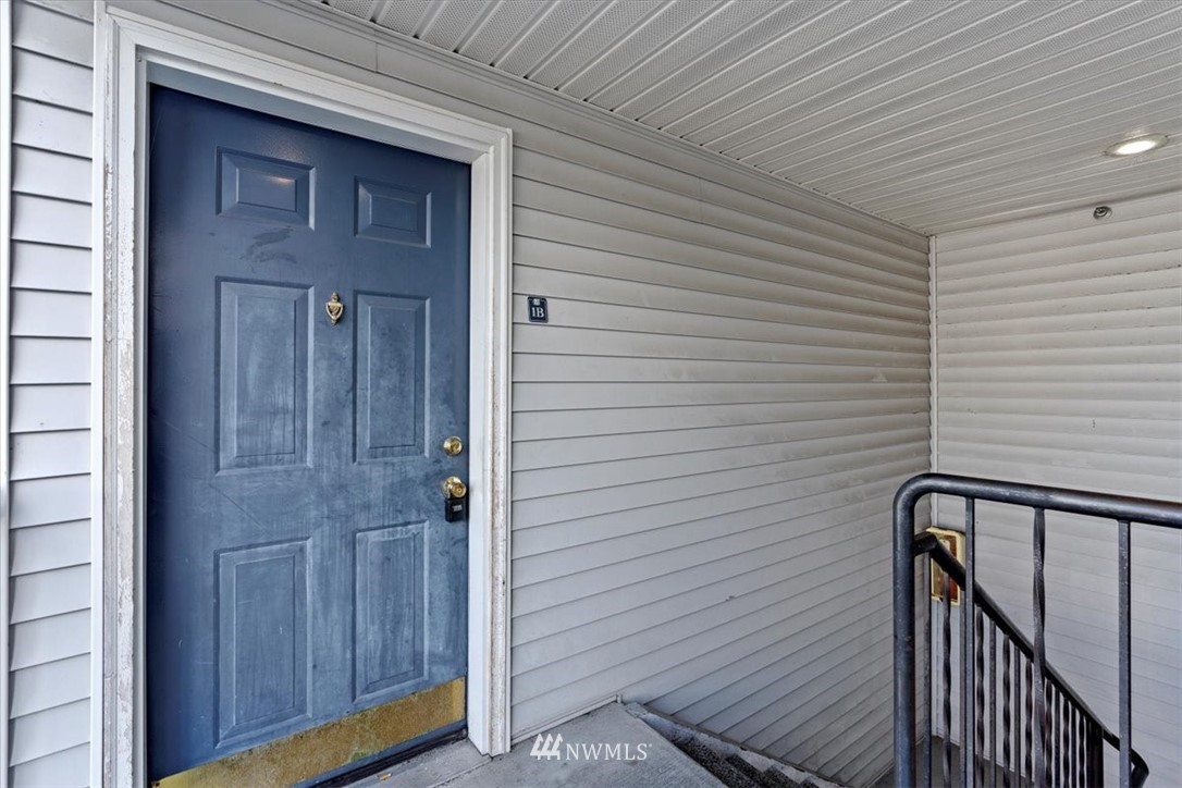 a view of front door