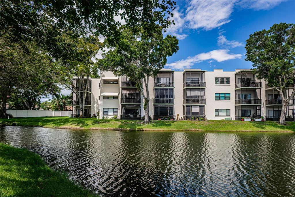 Serene and private, the Shoreview East building boasts beautiful water views. 