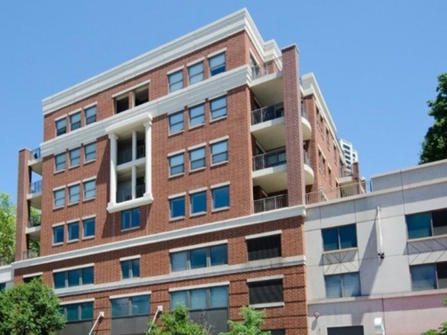 a front view of a building