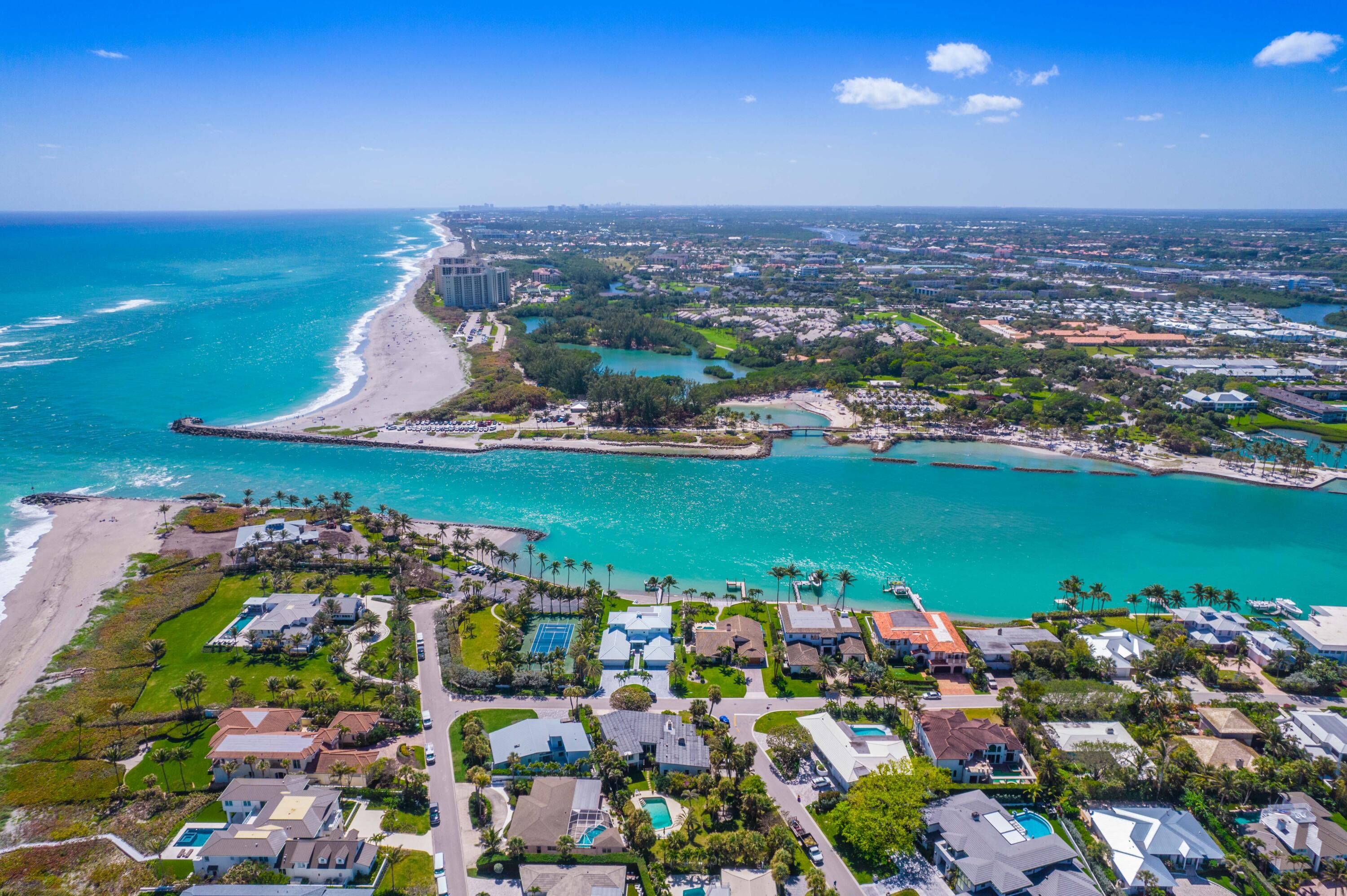 a view of a city with ocean view