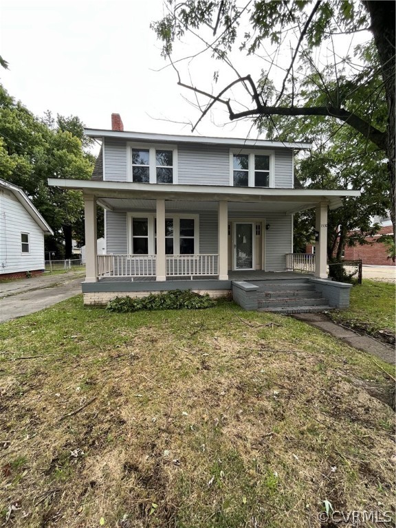 front view of house with a yard