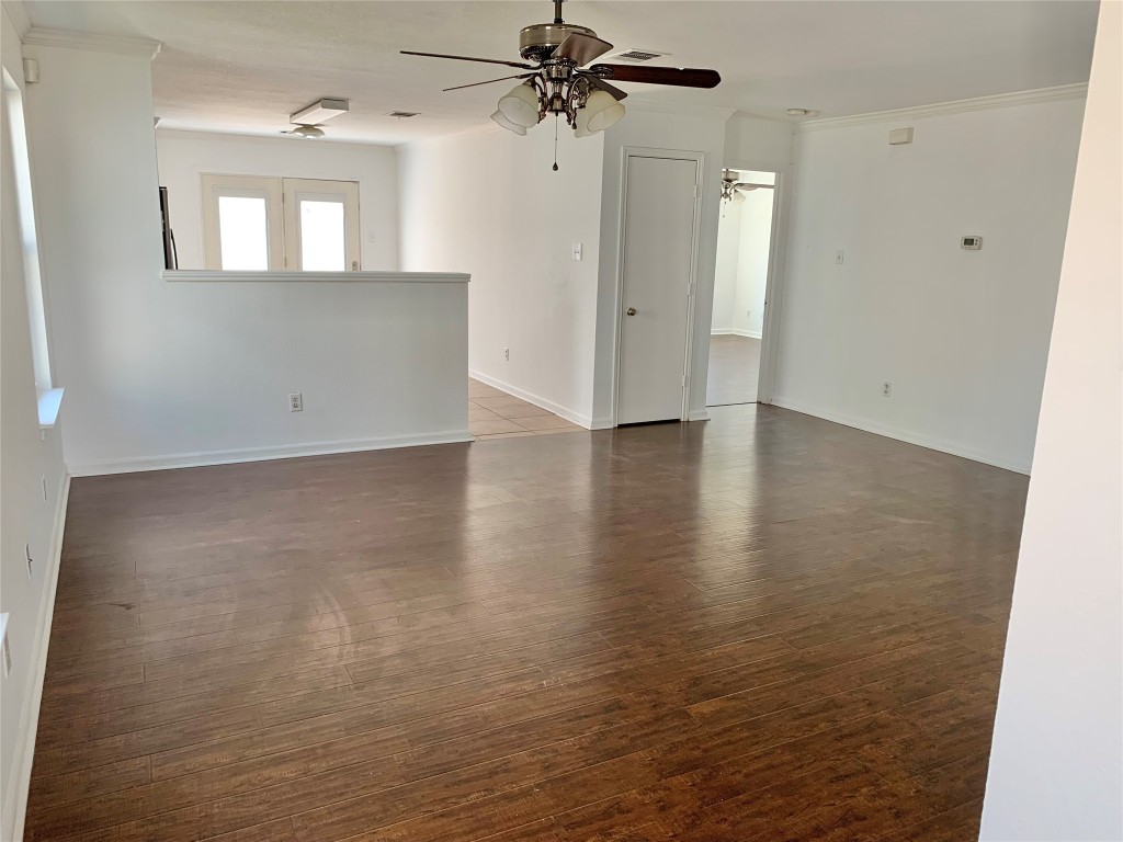 wooden floor in an empty room