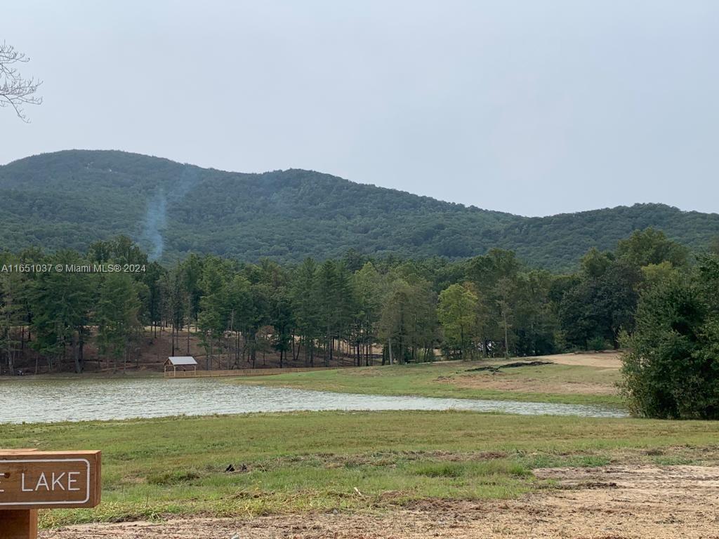 a view of outdoor space with mountain view