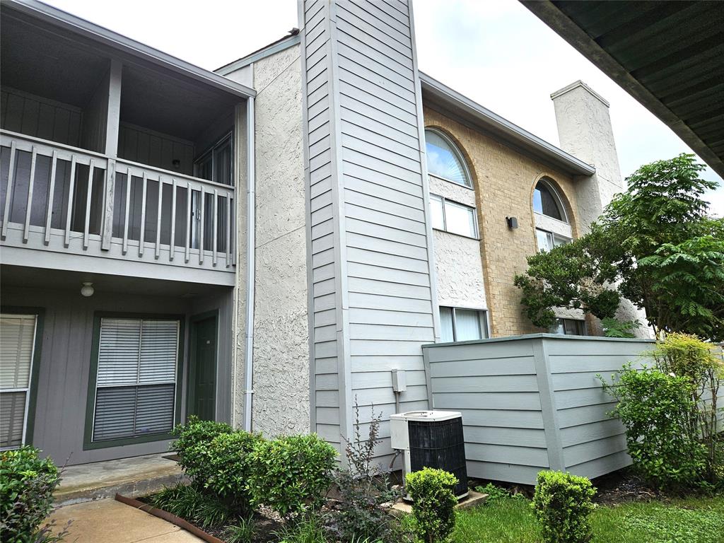 Townhome with private balcony and patio.