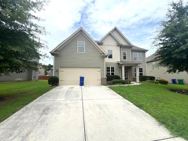 a view of house and outdoor space with yard