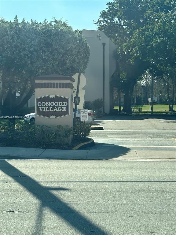 a view of a street sign