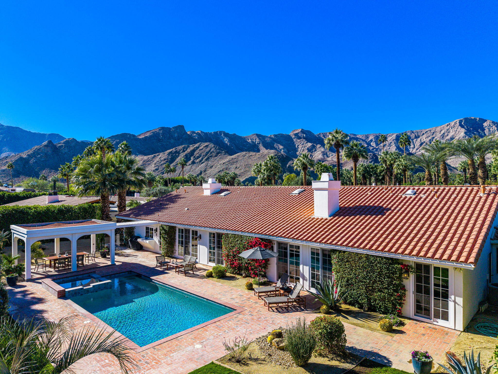 Aerial View of the Backyard