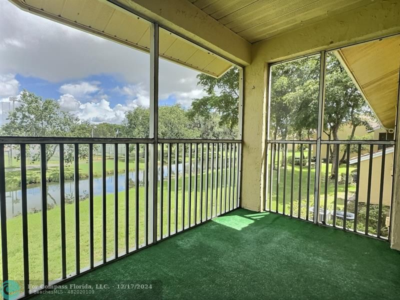 a view of a porch