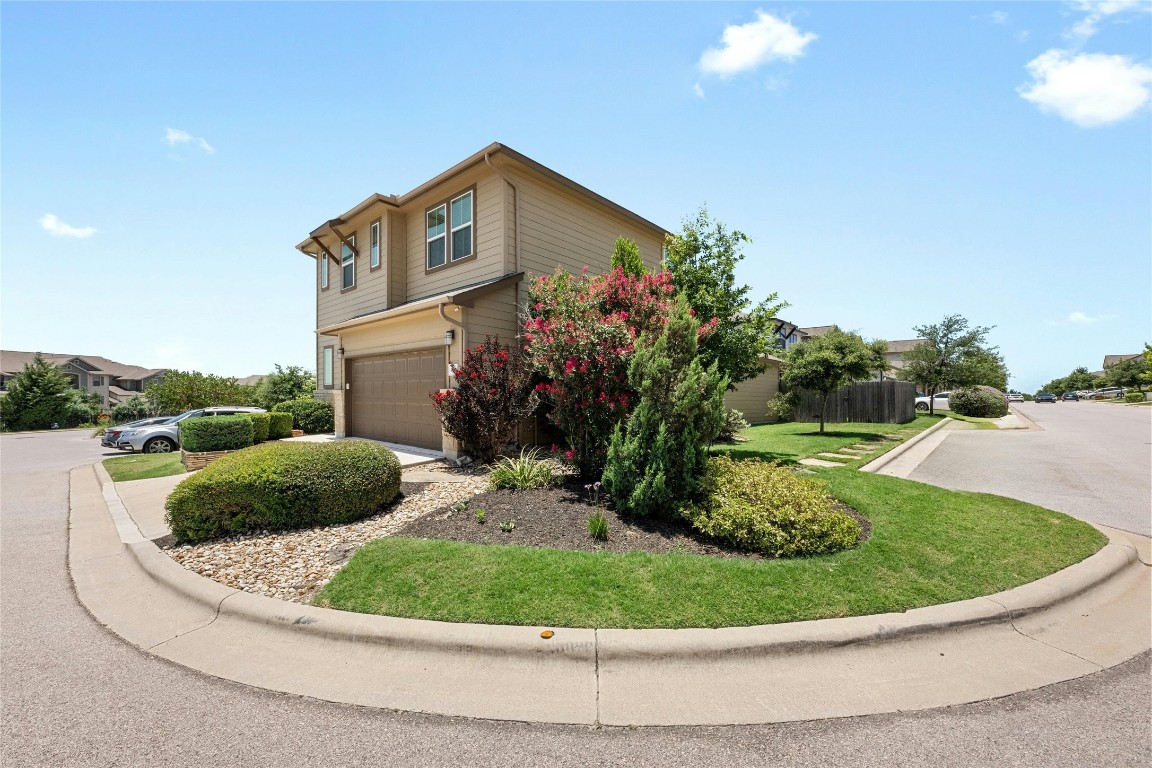 a view of a house with a outdoor space