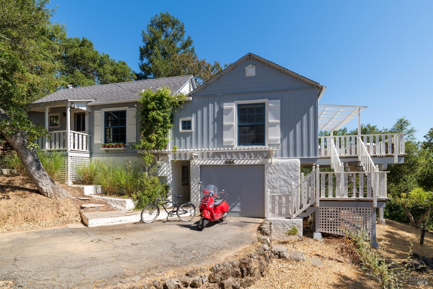 a view of house with outdoor space and porch