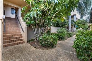 a couple of flower plants in front of house